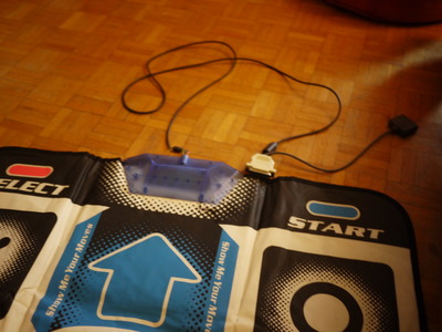 A DDR mat with unusual connectors